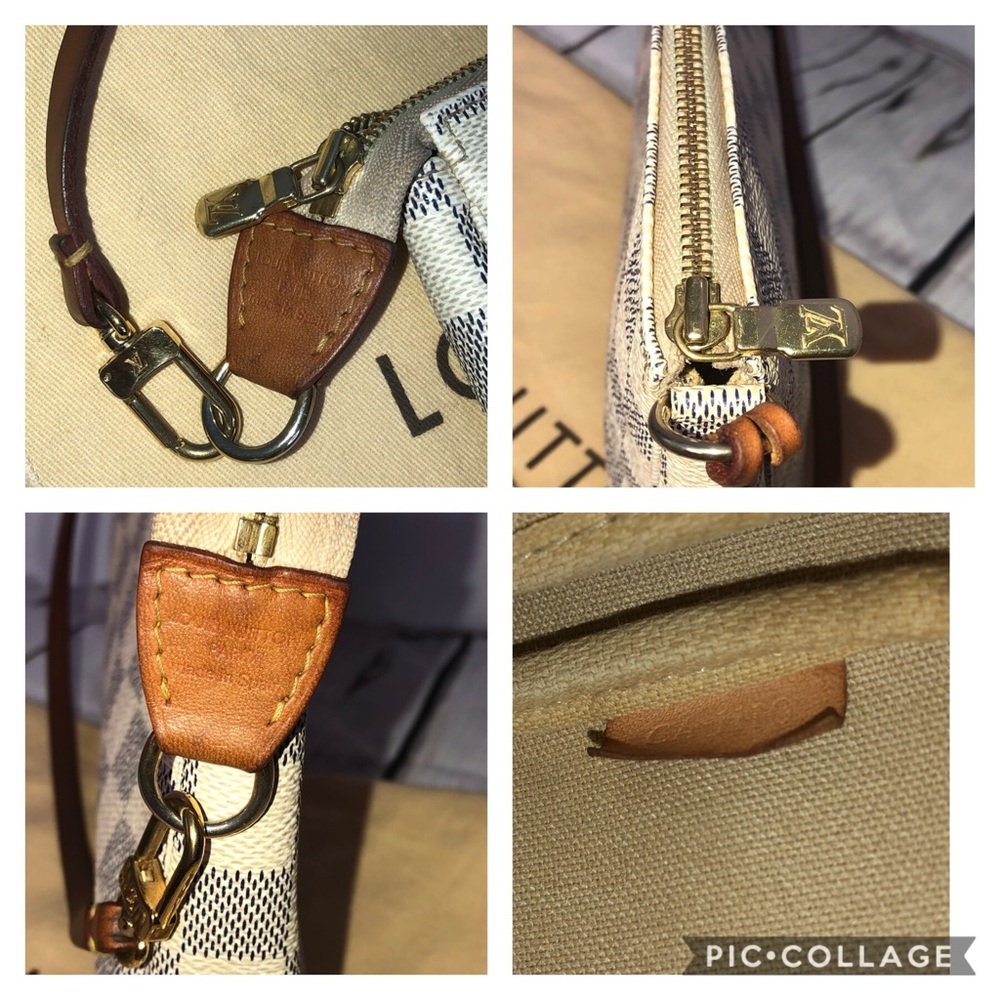 SOLD % AUTHENTIC LOUIS VUITTON POCHETTE - Picture 4 of 7